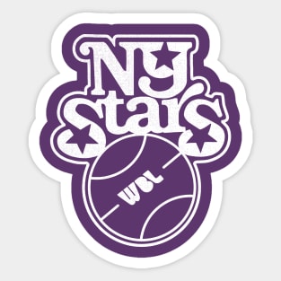 Retro Womens New York Stars Basketball Champs 1975 Sticker